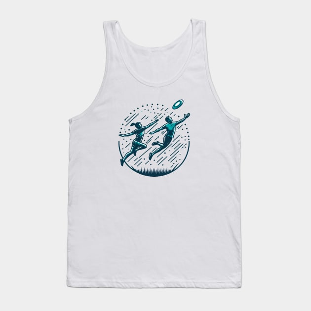 Ultimate Frisbee Tank Top by Moniato